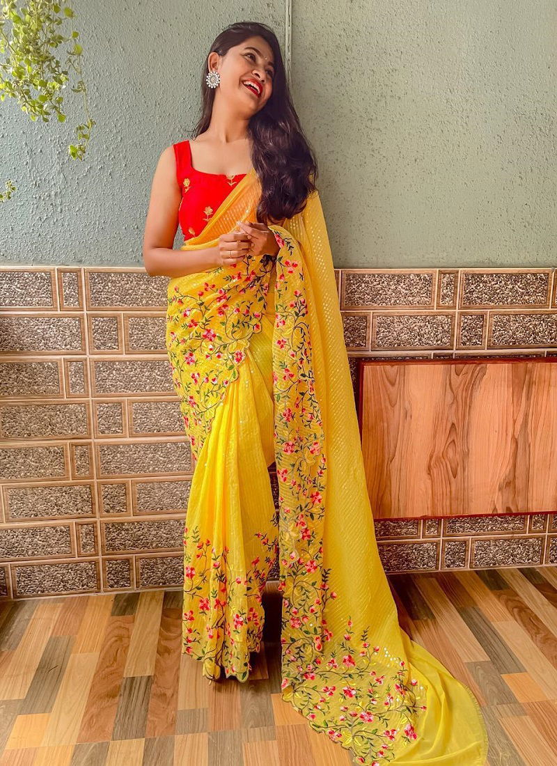 Bt 53 New Latest Designer Georgette Party Wear Saree Collection